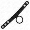 Kink Leather Penis Ring 3.5 CM With Pressure Closure 23 X 2 CM