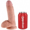 King Cock 7 Dildo Flesh Balls 17.8 CM