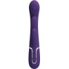 Pretty Love Shania Triple Rabbit Vibrator Purple