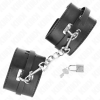 Kink Deluxe Locking Wrist Restraints Black 14.5-21CM