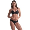 Bye Bra Invisible Thong 2 Pack Beige & Black XL