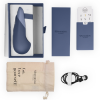 Womanizer Vibe Lay-On Silent Vibrator Dark Blue