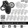 Addicted Toys Locked Chained Hollow Penis Cage 10.5cm