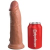 King Cock Elite Silicone Dildo 20.3 CM Caramel