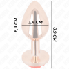 Kink Pink Gold Anal Plug Red Rose Medium