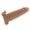 Quillon Penis Sleeve With Clitoral Stimulator And Vibration