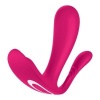 Satisfyer Top Secret Plus Vibrator Pink Dual Shaft