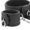 Fetish Submissive Vegan Leather Collar Cuffs Set