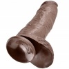 King Cock Brown Dildo with Balls, 30.48 CM
