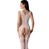 Passion BS099 Bodystocking White One Size