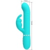 Pretty Love Coale Rabbit Vibrator Pearls Aqua Green