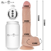 Mr Intense Baldwin Realistic Vibrator - 22cm Remote