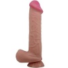 Pretty Love Sliding Skin Dildo Brown 26 CM