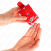 Kink Shiny Hand Cuffs Red 23-33CM Adjustable