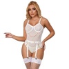 Subblime Body with Chains & Garter Belt White S/M