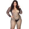 Leg Avenue Crystallized Net Bodystocking 1X-2X