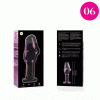 Nebula Series Model 6 Anal Plug Glass Pink 12.5cm