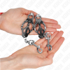 KINK Japanese Clover Nipple Clamps With Hooks Silver