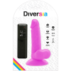 Diversia Flexible Vibrating Dildo Purple 17 cm Remote