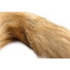 Afbeelding van TAILZ - Fox Tail Anaalplug van Glas - Oranje met Faux Fur Staart