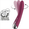 Satisfyer Spinning Vibe 1 G-Spot Rotator Vibrator Red