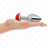 Kink Anal Plug Rose Red Large