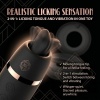 Afbeelding van Rosy Gold – Licking Stimulator met Luxe Oplaadcase – Zwart