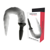 Silicone Anal Plug With Gray Tail