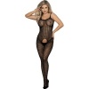 Subblime Elastic Fishnet Crotchless Bodystocking, One Size