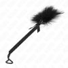 Kink Nylon Rope Wand Tickle Feathers Black 25 Cm