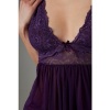 Afbeelding van Christine - Babydoll & String Lieve - paars