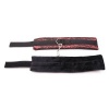 Ohmama Fetish Velvet Red Black Handcuffs