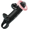 Romance Vibrating Penis Sleeve Black