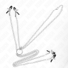 KINK - 4 Nipple And Clit Clamps Adjustable Silver