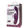 Pretty Love - Emma Rabbit Purple Vibrator With Stimulator