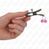 KINK Double Bell Nipple Clamp Pink 6cm