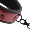 Fetish Submissive Dark Room Collar with Leash