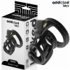 Addicted Toys Locked Gilden Cage Silicone Penis Cage