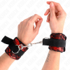 Kink Scandal Wrist Restraints Red Black
