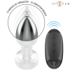 Intense Anal Plug Metal 10 Vibrations S with Remote