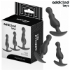 Addicted Toys Set of 3 Anal Plug Silicone Model 1