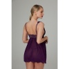 Afbeelding van Christine - Babydoll & String Lieve - paars