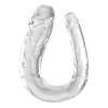 King Cock Double Trouble Double Dildo 44 CM Clear
