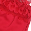 Subblime Satin Babydoll with Lace Red L/XL
