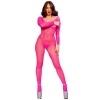 Chilirose CR 4894 Neon Pink Mesh Bodystocking S/M