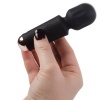 Rocks Off Mini Rechargeable Wand 16 Functions Black Tulip