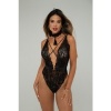 Afbeelding van Christine - Exclusieve body met open kruis Aliah - Zwart
