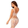 Afbeelding van Obsessive - Mesh Catsuit - Wit