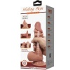 Pretty Love Sliding Skin Dildo Brown 20.6 CM