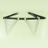 Subblime Leather Chain Belt Black